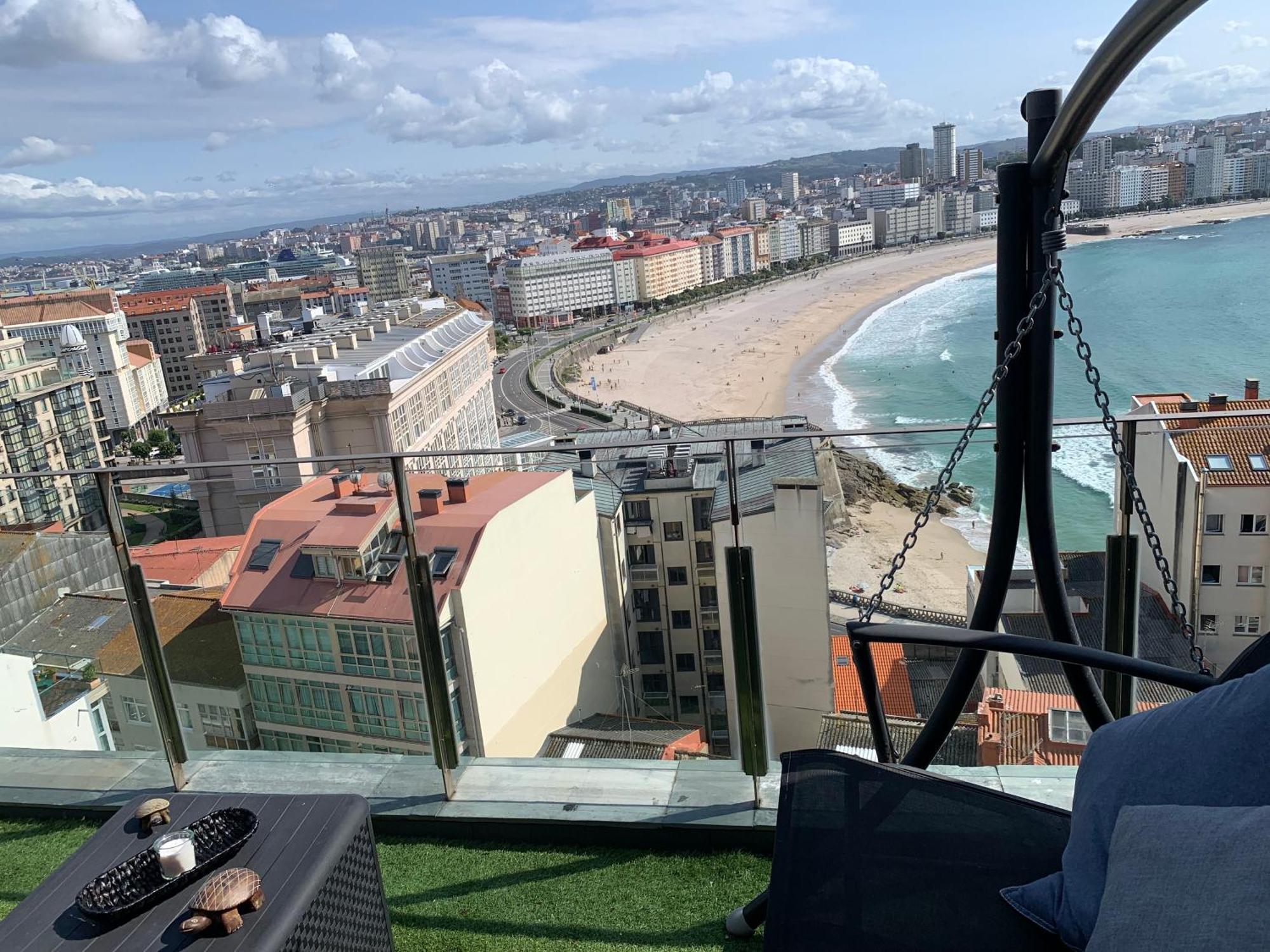 Apartamento Vistas Coruna 3 Habitaciones A Coruña Dış mekan fotoğraf